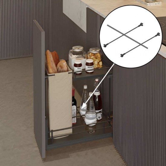 Separador de Garrafas Panero Antracita Compacto