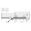 Conjunto Gaveta Avantech You H101/500 Antracite