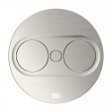 Módulo de Tomadas Twist 2 Redondo Inox