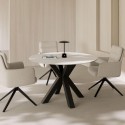 Mesa Fixa Fiorella Branco/Preto