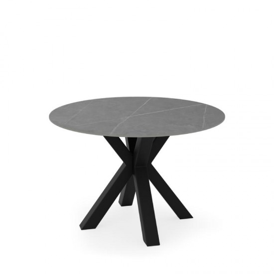 Mesa Fixa Fiorella Cinza/Preto