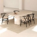 Mesa Fixa Lorraine 220 Travertino