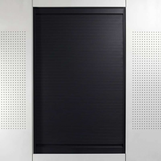 Kit Persiana Box Milano Preto Fosco Lama 25