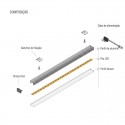 Perfil Luz Led Linear Moove 1