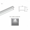 Perfil Luz Led Mec 1 Superfície Reto
