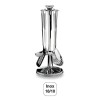 Jogo de Cozinha 5 Peças Inox 18/10 com base Giratória Super Monoblock