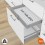 Gaveta interior BLUM KIT SEM BASE Fundo 50