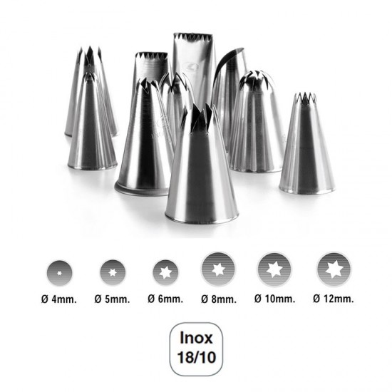 Conjunto de 6 Bicos Estrelas