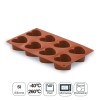 Molde De Coração 8 Cavidades Silicone Pastryflex