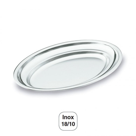 Fonte Oval Polimento Acetinado Inox 18/10