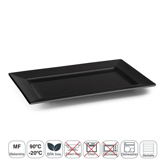 Bandeja Retangular Black