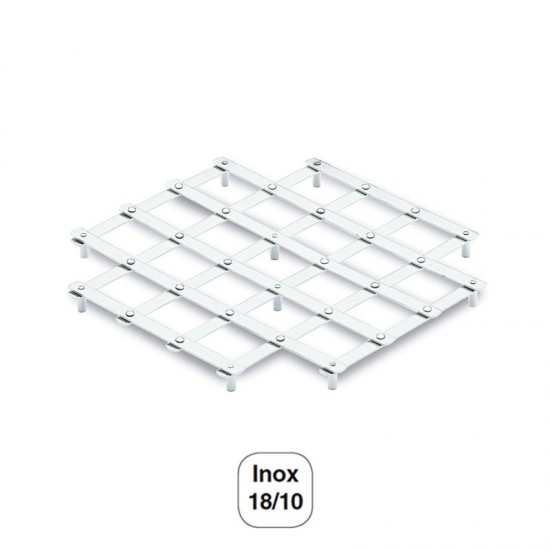 Base Para Tachos Quadrado Inox 18/10