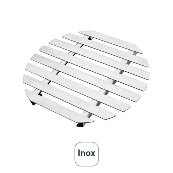 Base Para Tachos Redondo Inox 18% De Cr.