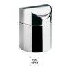 Lixeira Mesa Inox 18/10