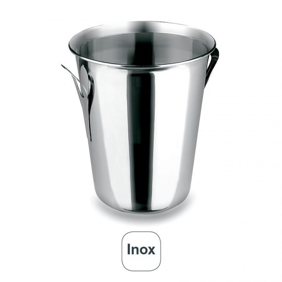 Cubo Cônico Inox com Alças Soldadas