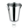 Cubo Cônico Inox com Alças Soldadas