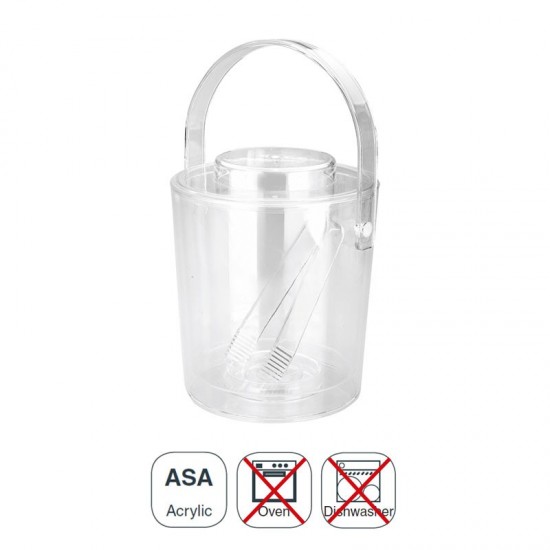 Bolsa Dupla Parede de Acrílico Transparente com Pinça + Capa