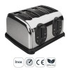 Torradeira Automática 4 Slots para Fatias de Pão