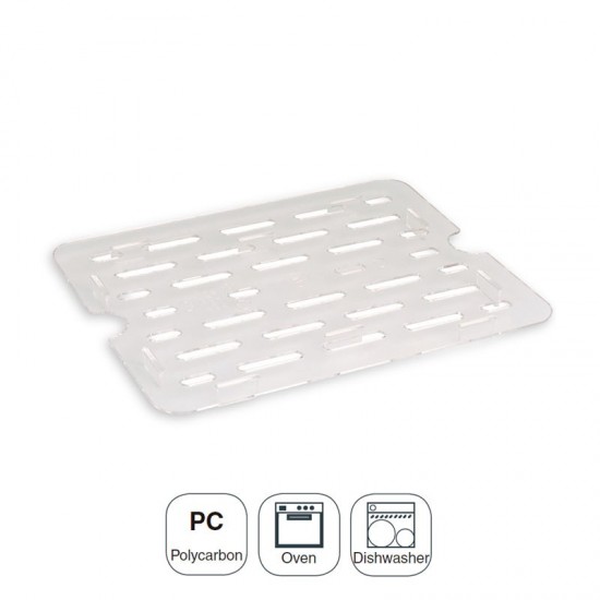 Duplo Fundo Perfurado Policarbonato Gastronorm