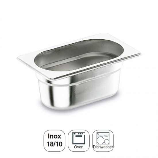 Balde Inox 18/10 Gastronorm 1/4