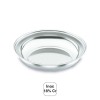 Prato Camping Fundo Inox 18% De Cr.
