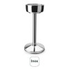 Pé Porta-Baldes Inox