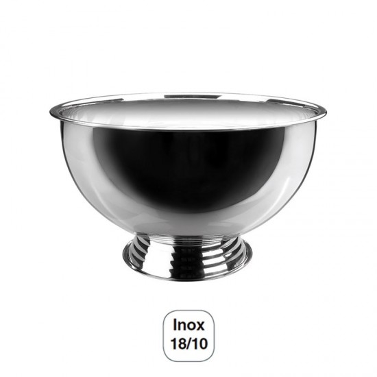 Arrefece-Champanhe Semiesférico com Base Inox 18/10