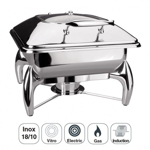 Chafing Dish Luxe Gastronorm Em Inox, 2/3