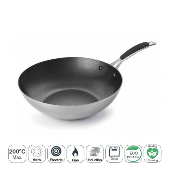 Wok Antiaderente Trimetal