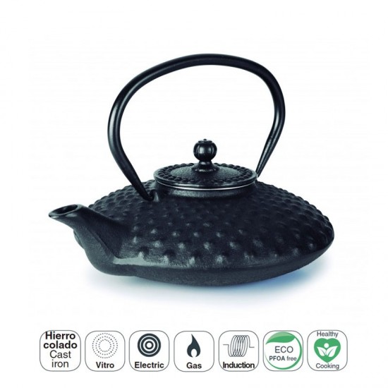 Chá Ferro Fundido 0,7 L Negra